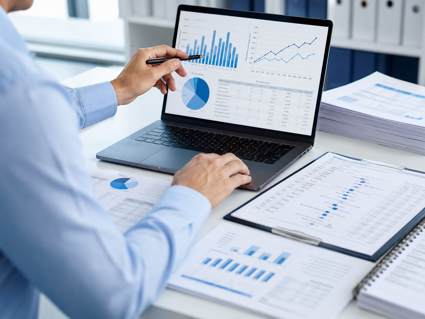 Data analysis charts